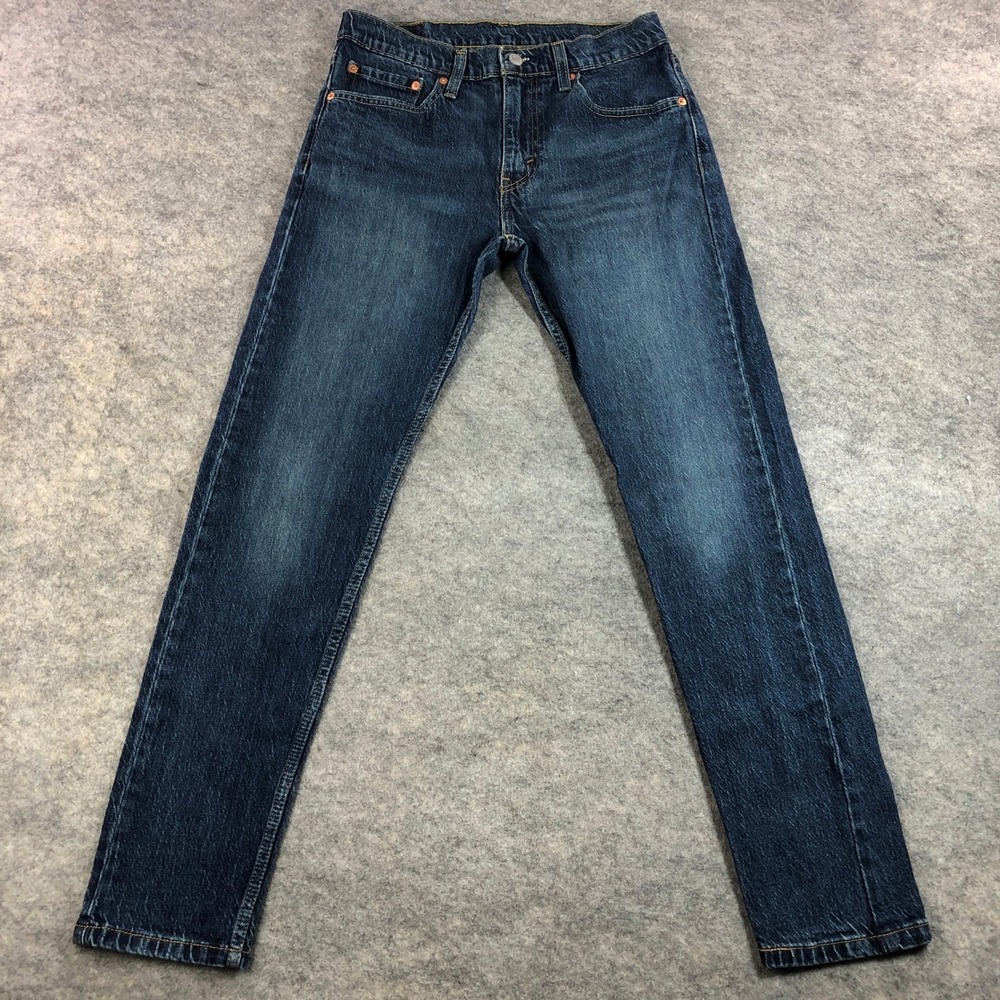Levi 512 Mens 31x32 (Fits 31x30) Blue Slim Taper Denim Jeans